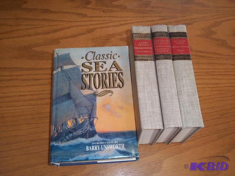 4 Hard cover books...