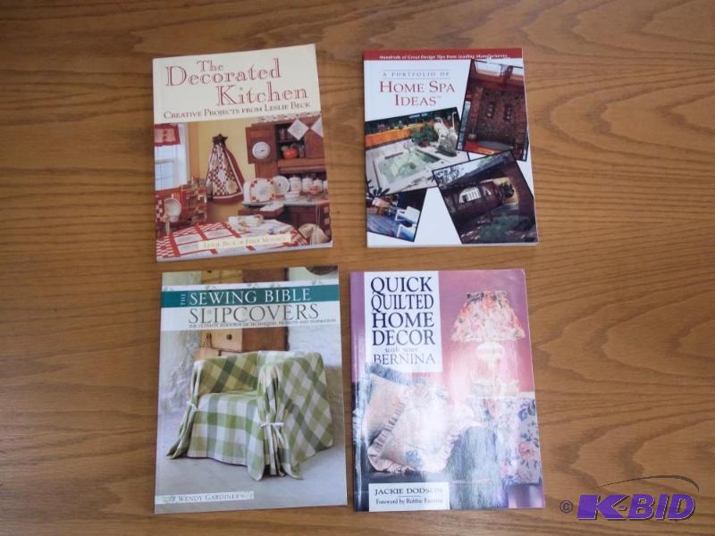 Sewing, Quilting and Home Spa Ideas books....