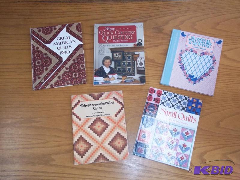 5 Quilting books...