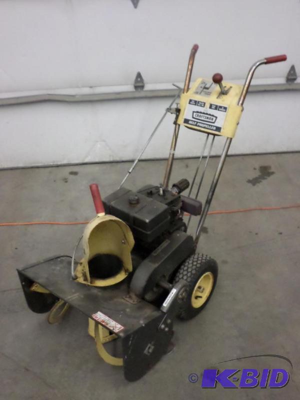 lot 11 image: Craftsman Self-Propelled Snow Blower, 6HP Eng...