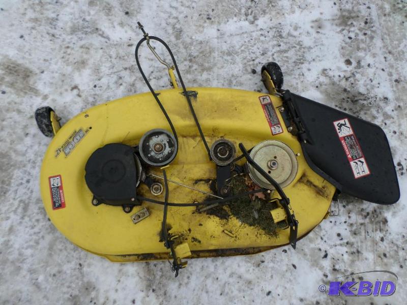 lot 7 image: John Deere The Edge 42" Mower Deck (Fits...