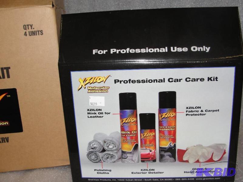 lot 20 image: Case of 4 Car Care Kit...