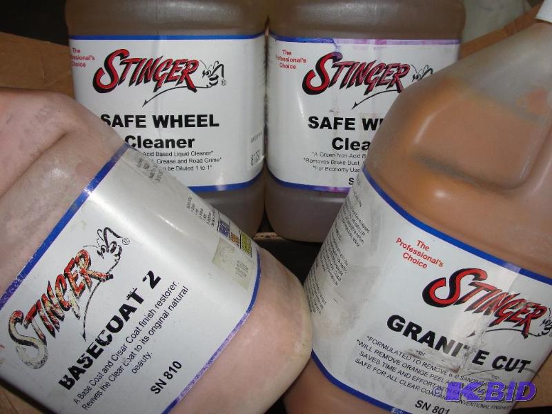 lot 30 image: 2 gal. Wheel Cleaner , 1 gal. Base Coat 2 , 1...