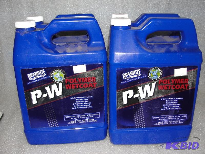 lot 72 image: 4 gals. &nbspP-W Polymer Wax...