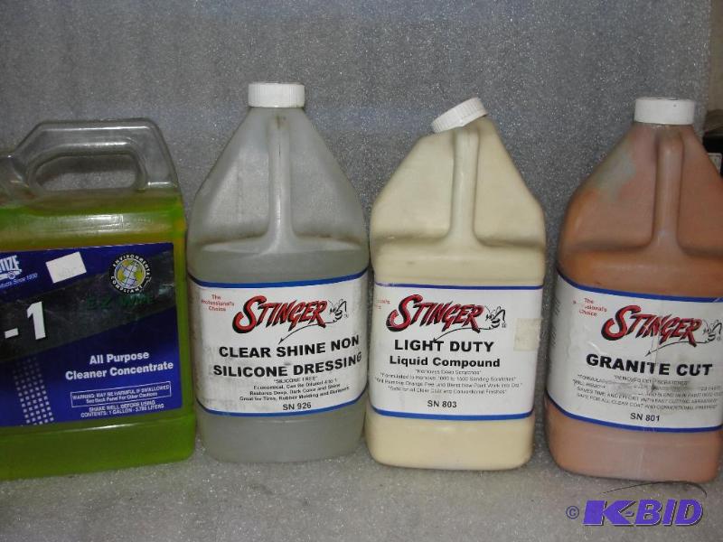 lot 76 image: 1 gal. &nbspCleaner, Dressing, Rubbing Compo...
