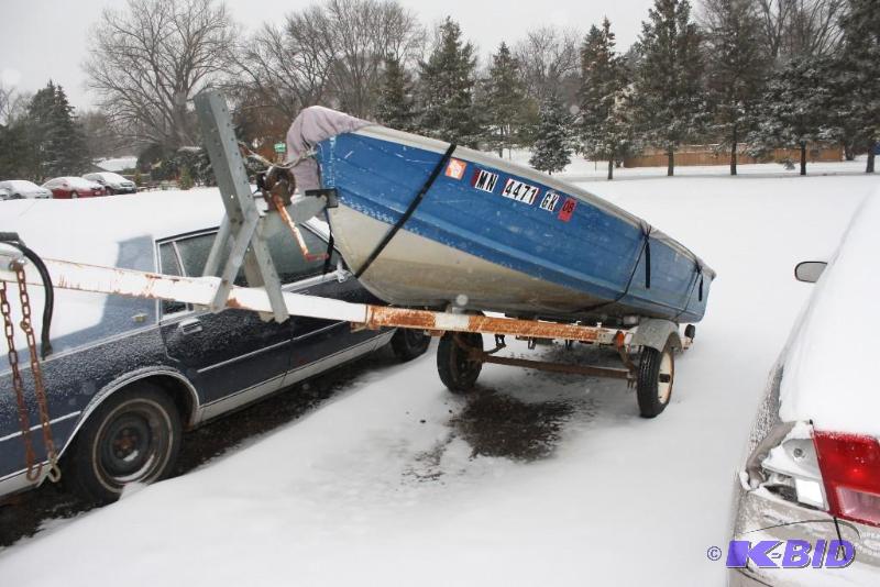 Aluminum Boat wSeahorse Motor & Trailer