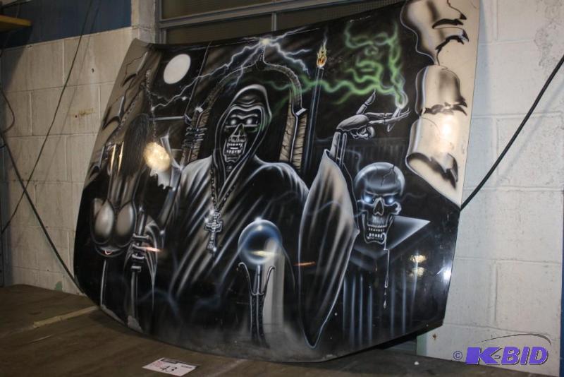 Custom Painted Car Hood