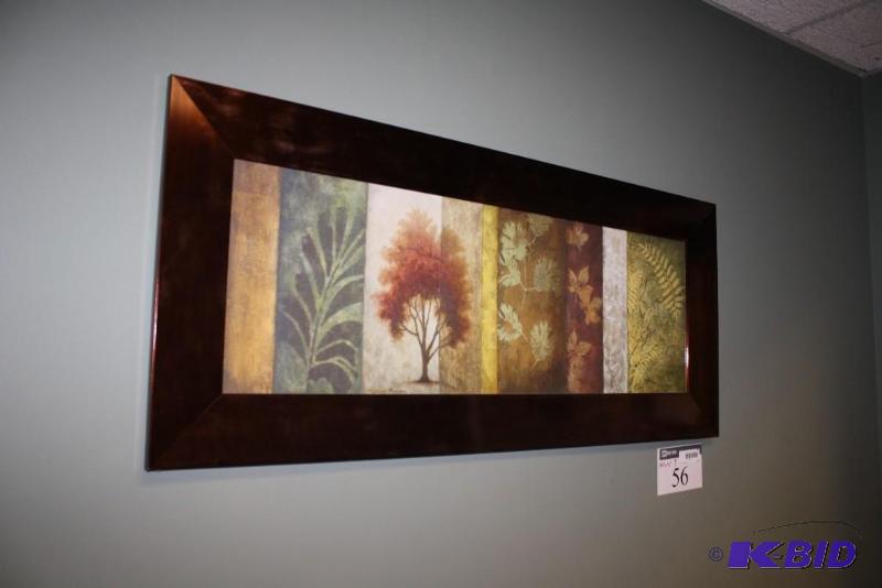 Seasonal Print wReflective Frame