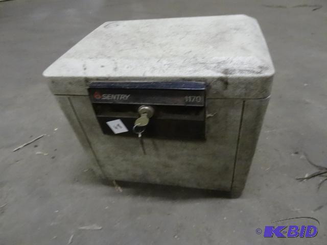 lot 48 image: Sentry 1170 safe. With lock and key...
