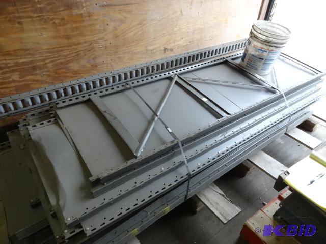 lot 61 image: Equipto shelving units. 24 x 84. 2 12 pallet...
