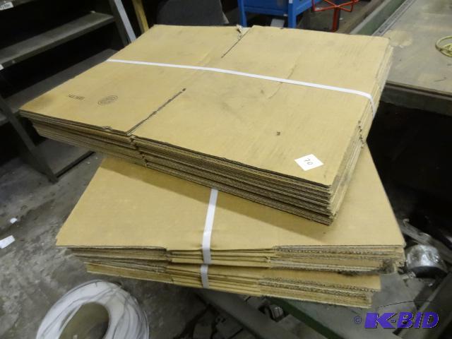 lot 70 image: 14 x 14 x 16 card board boxes. Qty 30 boxes...