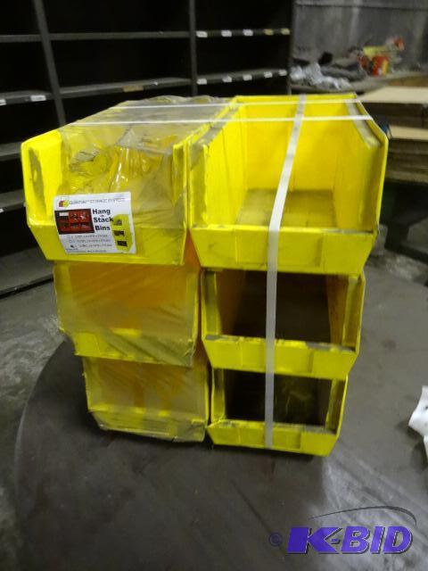 lot 72 image: Hand and stack bins. 14 34 x 8 14 x 7. Qty ...