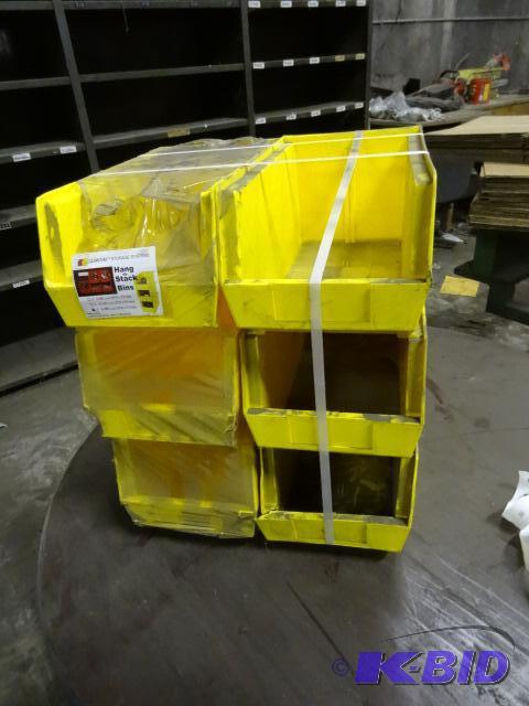 lot 73 image: Hand and stack bins. 14 34 x 8 14 x 7. Qty ...