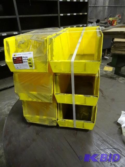 lot 75 image: Hand and stack bins. 14 34 x 8 14 x 7. Qty ...