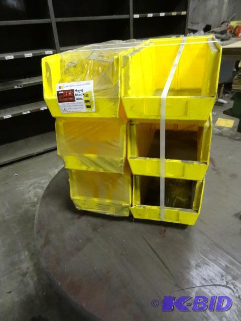 lot 81 image: Hand and stack bins. 14 34 x 8 14 x 7. Qty ...