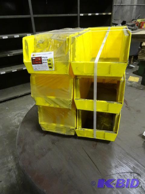 lot 82 image: Hand and stack bins. 14 34 x 8 14 x 7. Qty ...