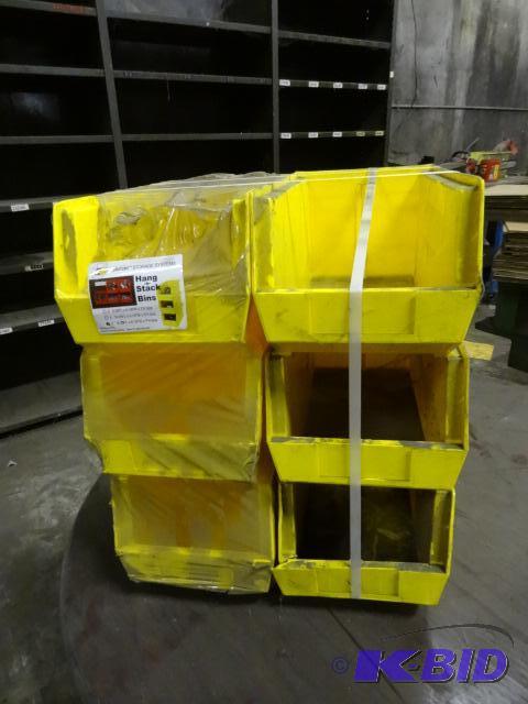 lot 83 image: Hand and stack bins. 14 34 x 8 14 x 7. Qty ...