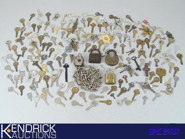 Large Lot of Keys, and Locks...Includes Skeleton Keys