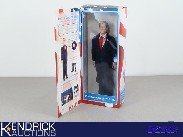 New President George W. Bush Talking Action Figure in Box