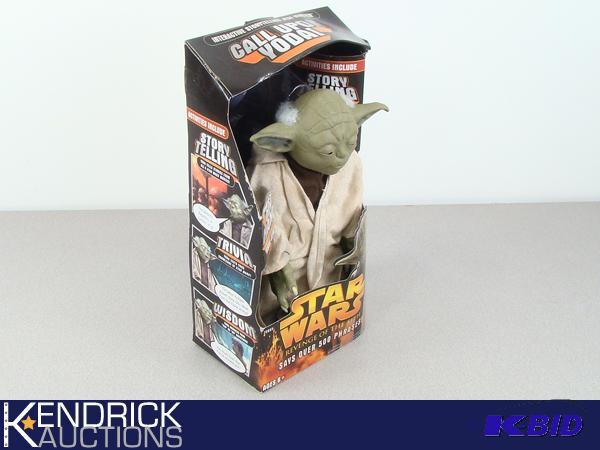 New in Box Star Wars Call Upon Yoda Doll
