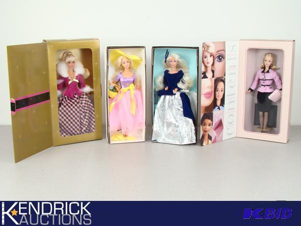 Lot of 4 New in Box Avon Exclusive Barbies