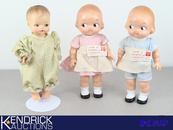 Lot of 3 Vintage Horsman Dolls