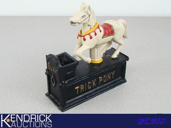 Cast Iron Trick Pony Bank