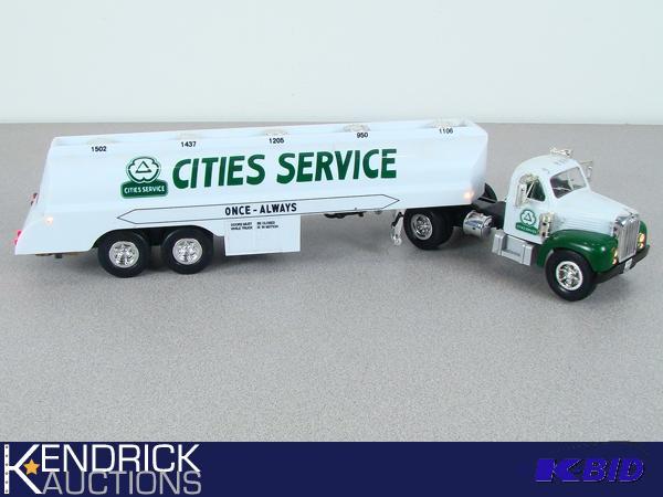 JMT Replicas Cities Service Truck Coin Bank