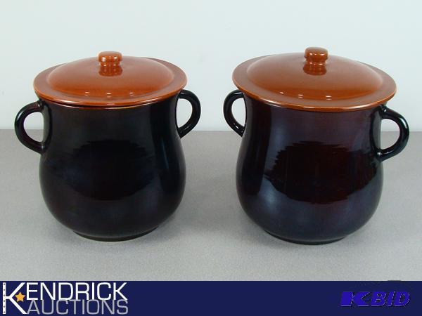 2 Large Red Wing Handled JugsCookie Jars