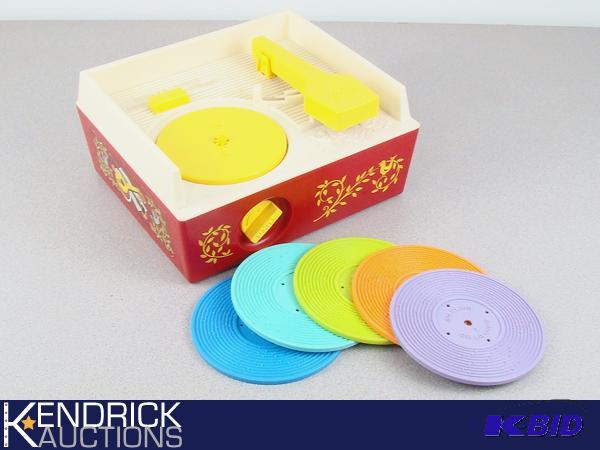 Fisher Price Music Box Record Player with Records