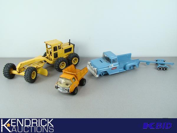 2 Vintage Tonka Trucks, and 1 Vintage Buddy L Truck