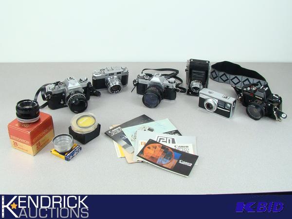 Lot of Vintage Cameras, and Lenses
