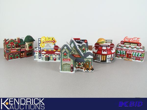 5 Coca-Cola Town Square Collection Village Buildings