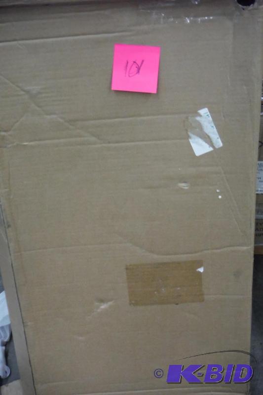 1 box metro shelving- missing leg