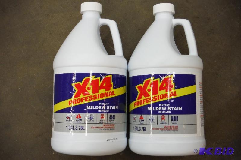 lot of 2 - X-14 profesional instant mildew stain remover