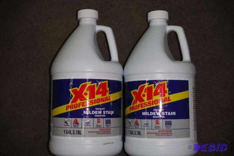 lot of 2 - X-14 profesional instant mildew stain remover