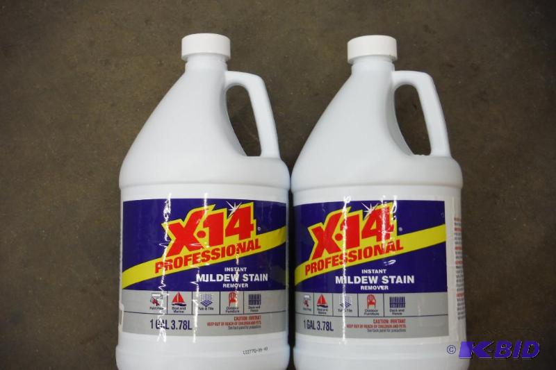 lot of 2 - X-14 profesional instant mildew stain remover