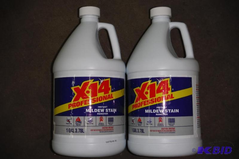 lot of 2 - X-14 profesional instant mildew stain remover