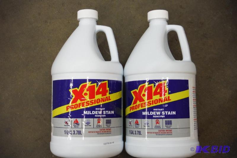 lot of 2 - X-14 profesional instant mildew stain remover