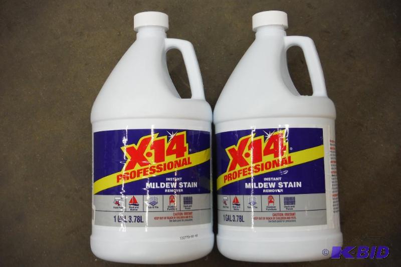 lot of 2 - X-14 profesional instant mildew stain remover