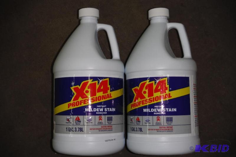 lot of 2 - X-14 profesional instant mildew stain remover