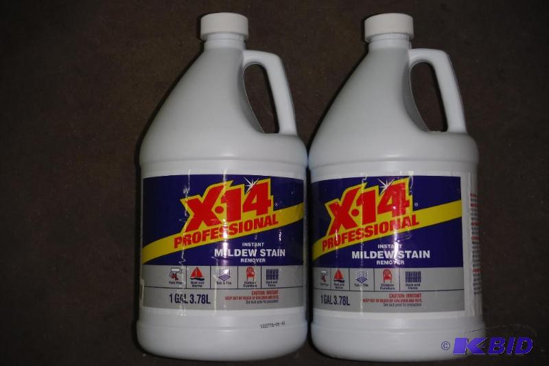 lot of 2 - X-14 profesional instant mildew stain remover