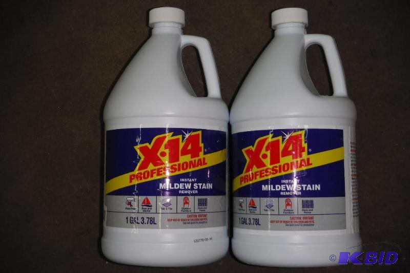 lot of 2 - X-14 profesional instant mildew stain remover