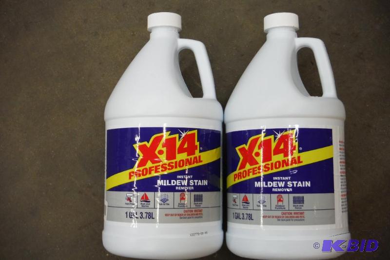 lot of 2 - X-14 profesional instant mildew stain remover