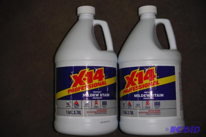 lot of 2 - X-14 profesional instant mildew stain remover