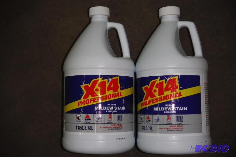 lot of 2 - X-14 profesional instant mildew stain remover