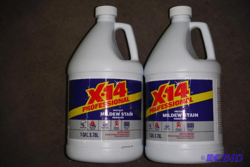 lot of 2 - X-14 profesional instant mildew stain remover