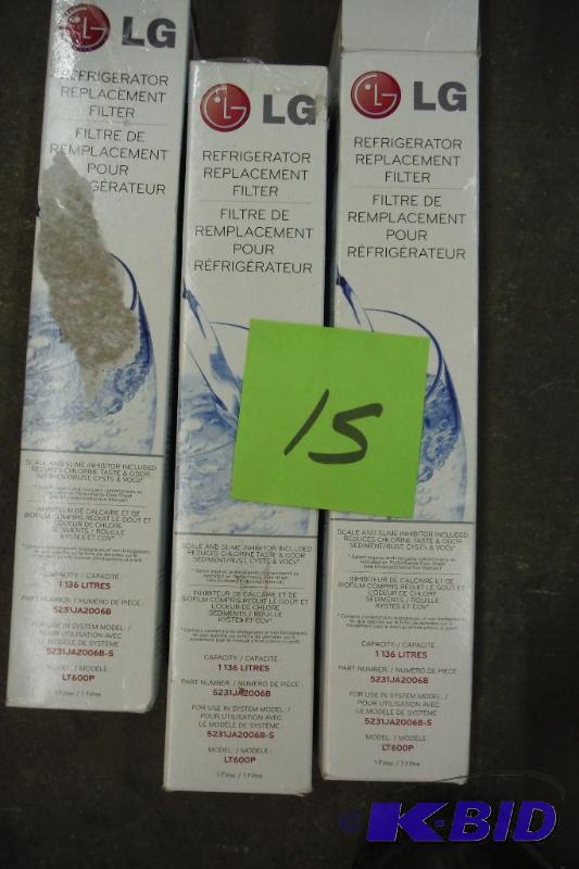 lot 3 LG fridge filters - lt600p