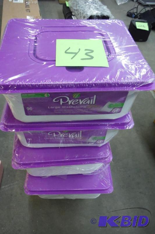 lot of 5 large disposable wash cloths