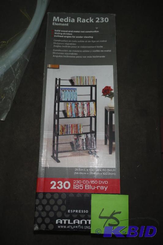 Atlantic media rack 230